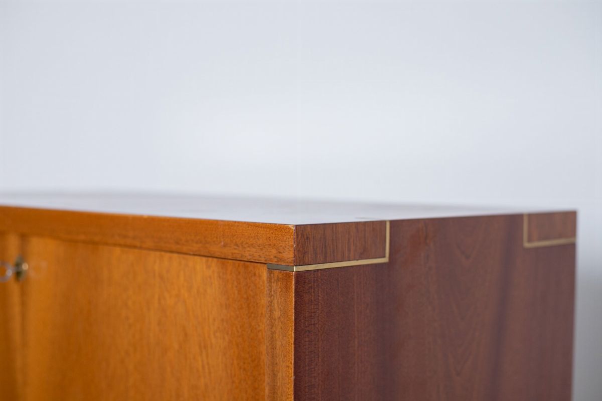 Pierre Balmain Secretaire Desk with Flap with Signature, France, 1980s