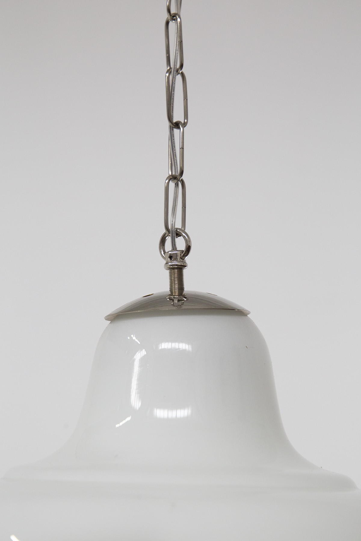 Pendente in vetro bianco di Barovier & Toso