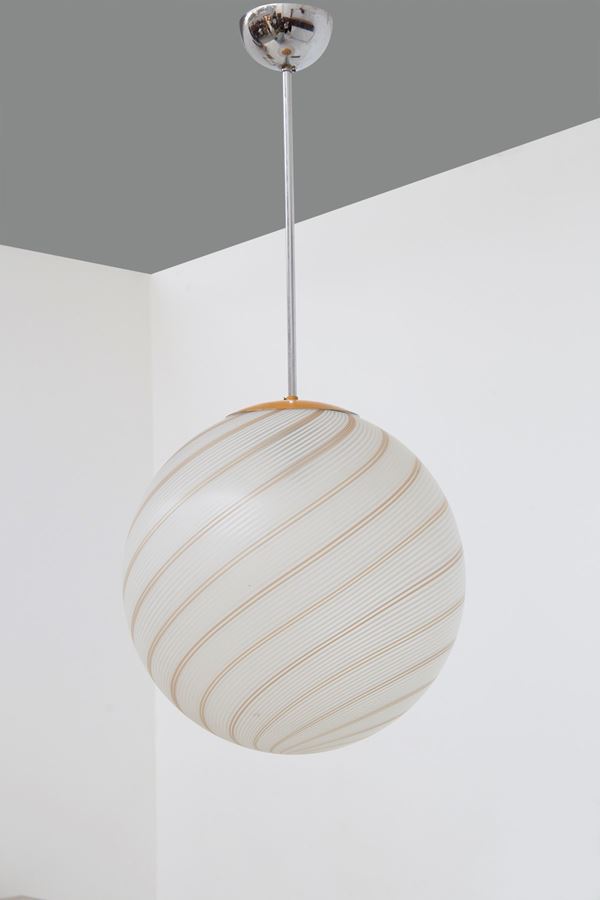Spherical pendant by Venini