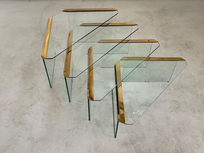 Gallotti e Radice Four Coffee Tables, 1970s.