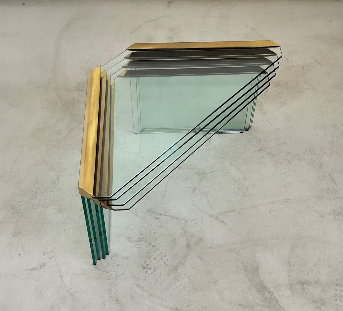Gallotti e Radice Four Coffee Tables, 1970s.