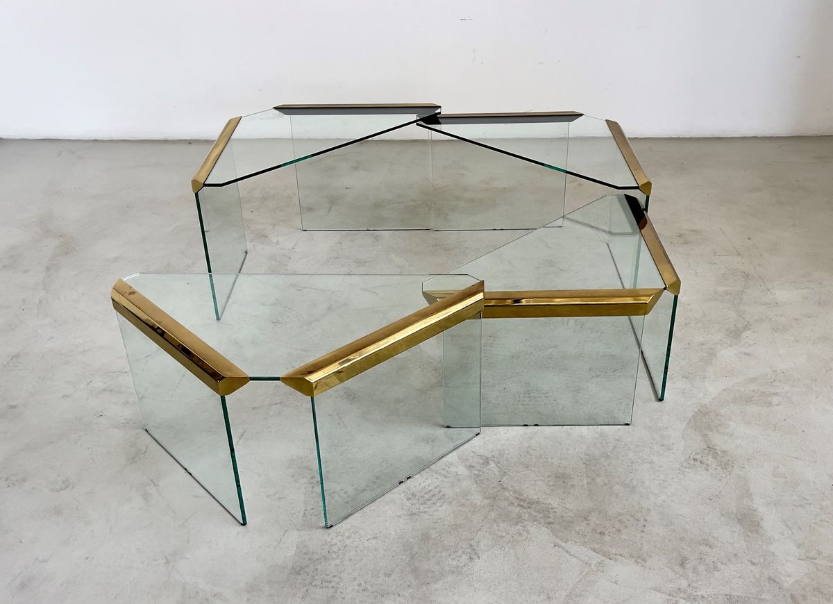 Gallotti e Radice Four Coffee Tables, 1970s.