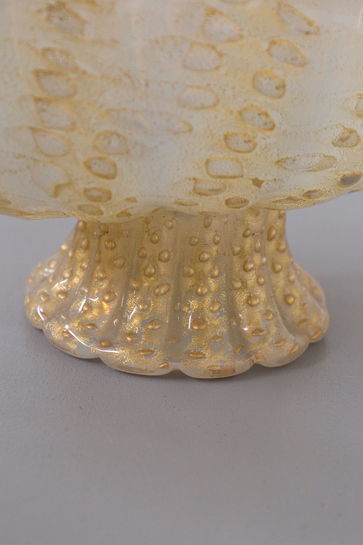 Centrotavola cordonato oro Barovier