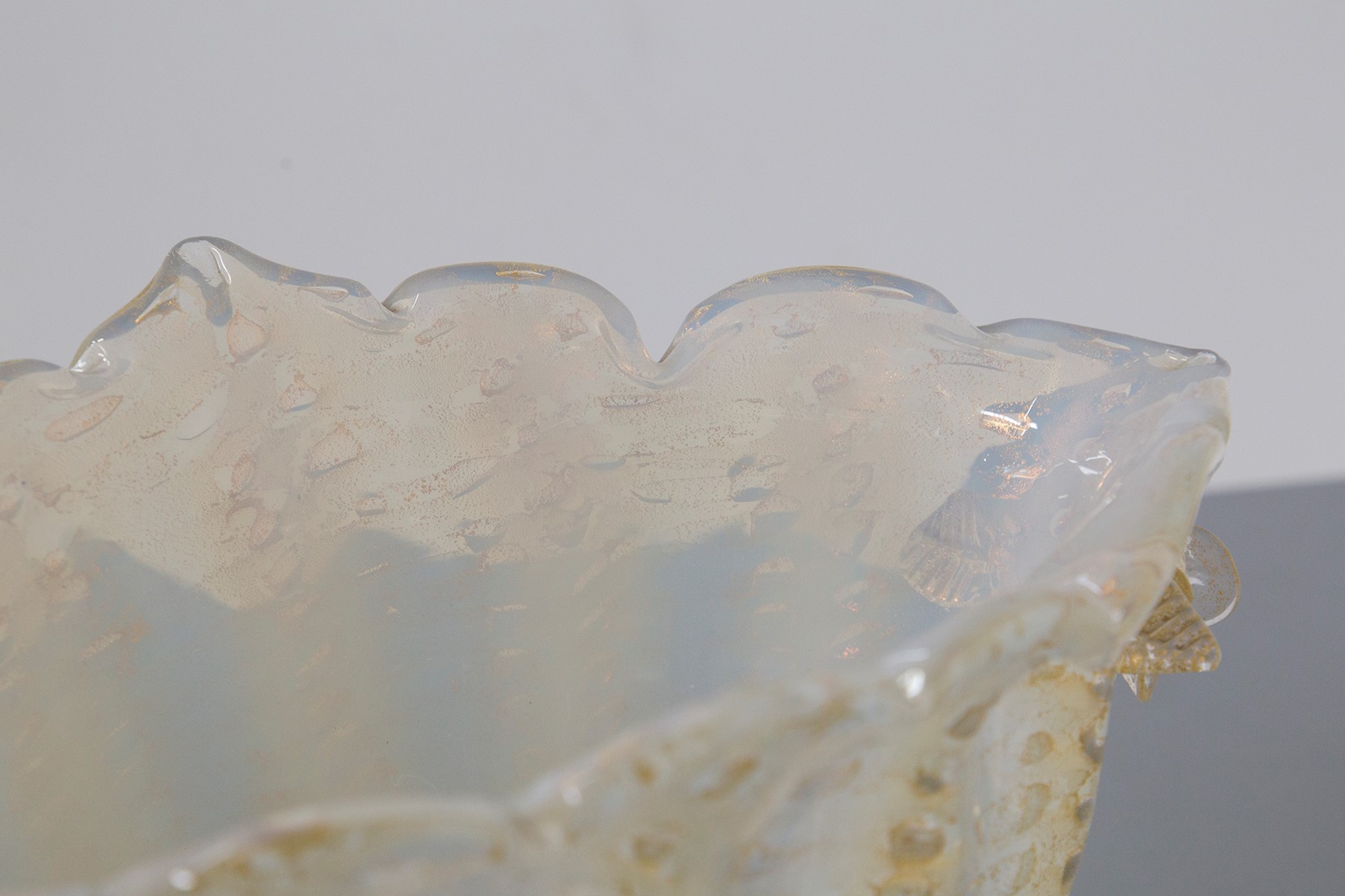 Centrotavola cordonato oro Barovier