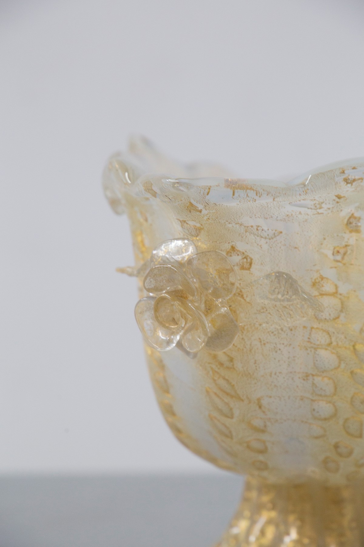 Centrotavola cordonato oro Barovier