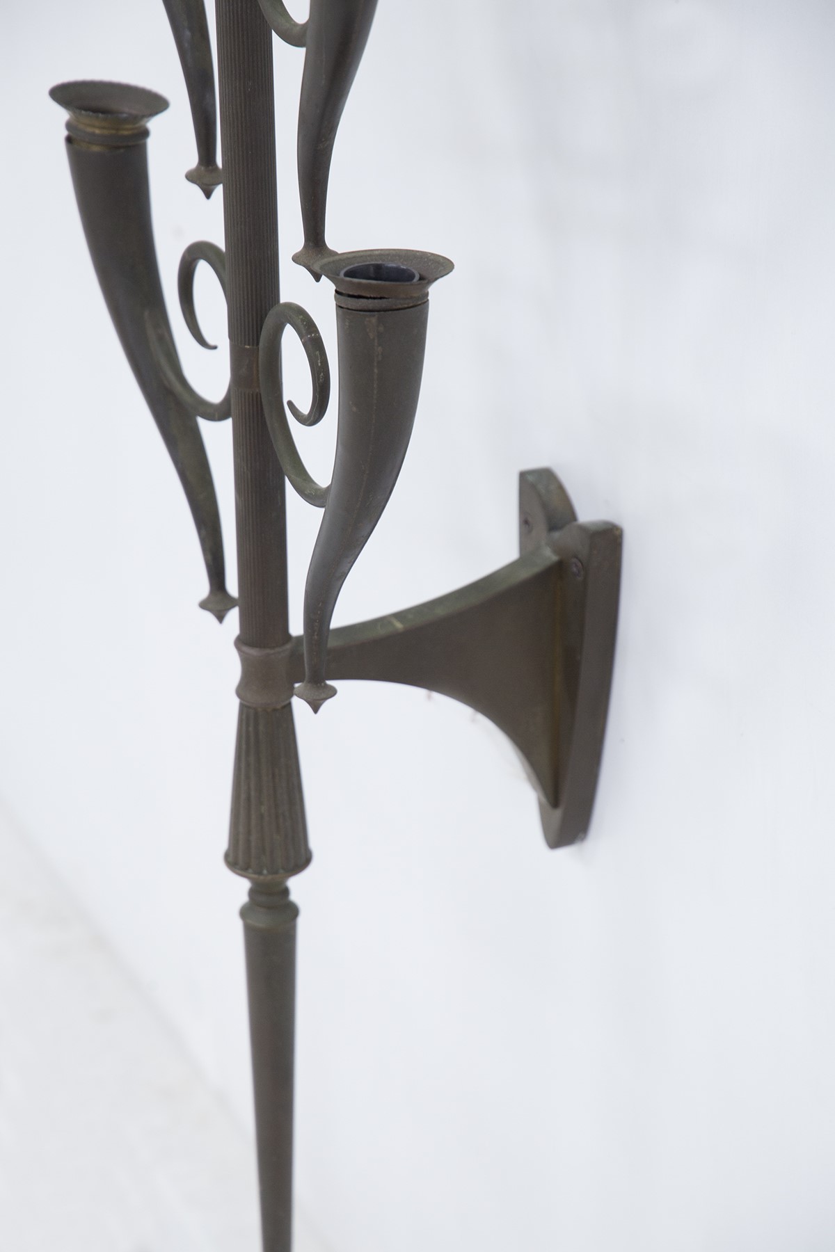 Applique in Bronzo Patinato Attr. a Gio Ponti
