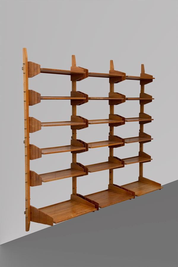 Vittorio Gregotti - Wooden bookcase by Vittorio Gregotti