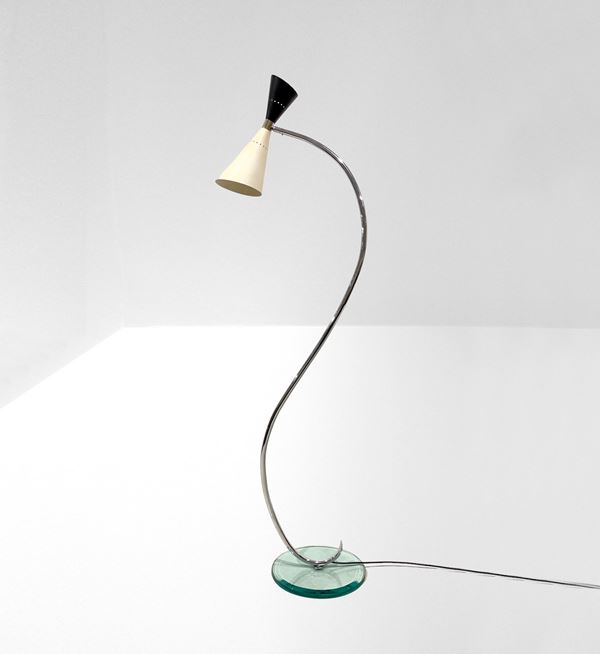Half spiral double cone Floorlamp