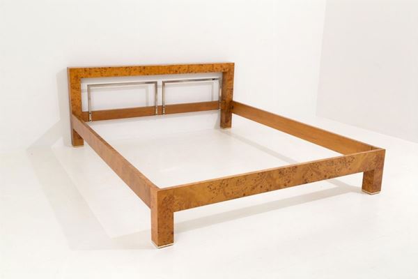 TURRI. Double bed in wood. Privilege Collection