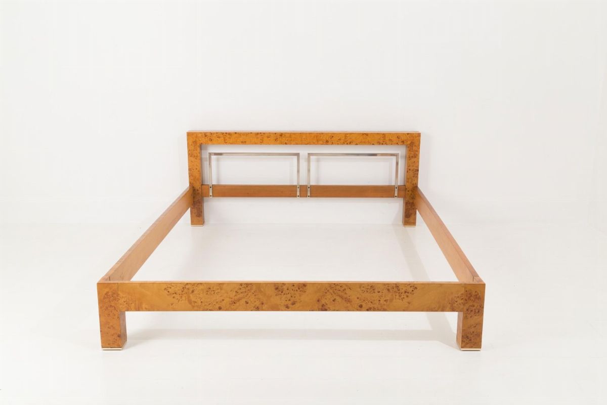 TURRI. Double bed in wood. Privilege Collection