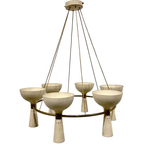 Twelve-light Chandelier Stilnovo