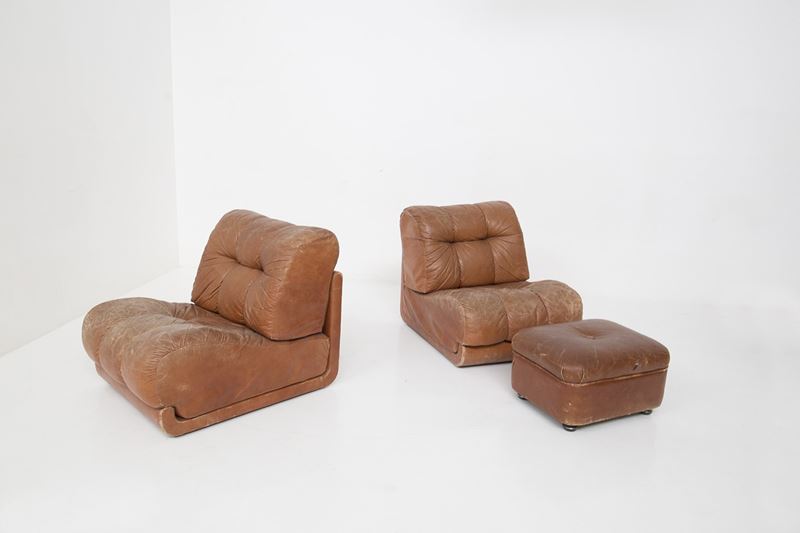 Poltrone e Pouff Collezione Pace di Guido Faleschini per Mariani