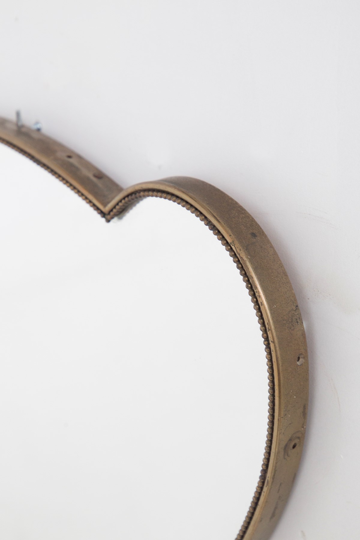 Specchio in Ottone Vintage