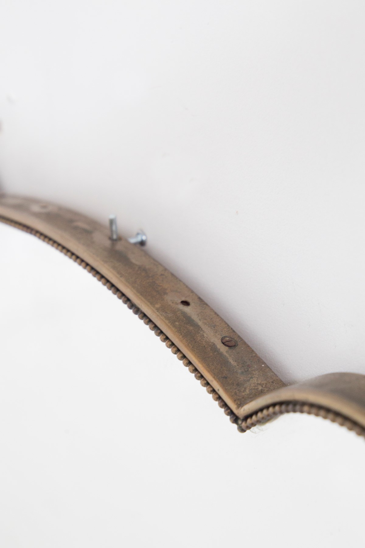 Specchio in Ottone Vintage