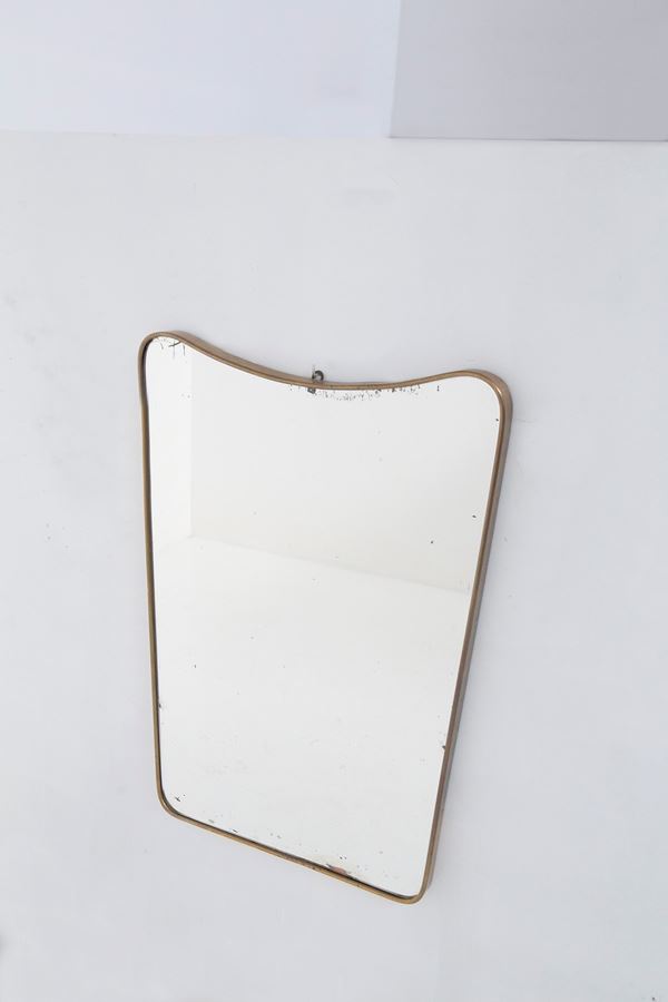 Brass mirror by Fontana Arte