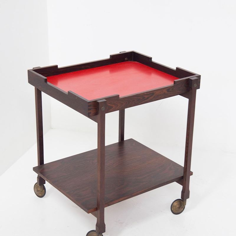 Carrello in Legno Attr. a Franco Albini