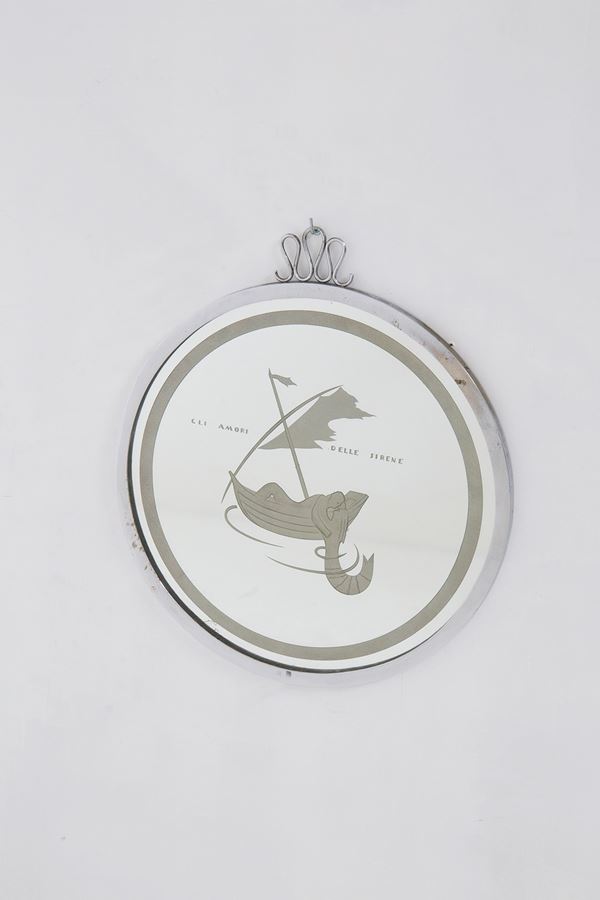 Gio Ponti - Mirror "Gli Amori delle Sirene"