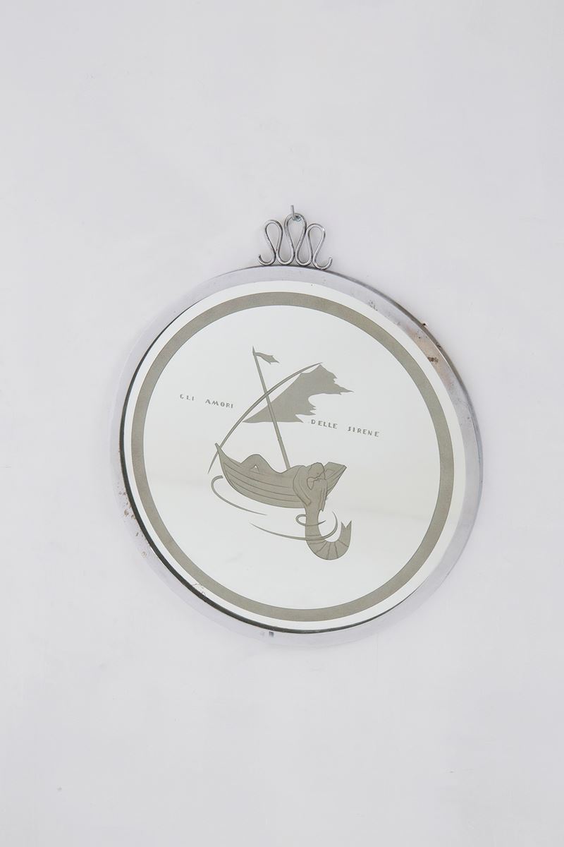 Specchio di Gio Ponti "gli Amori delle Sirene"