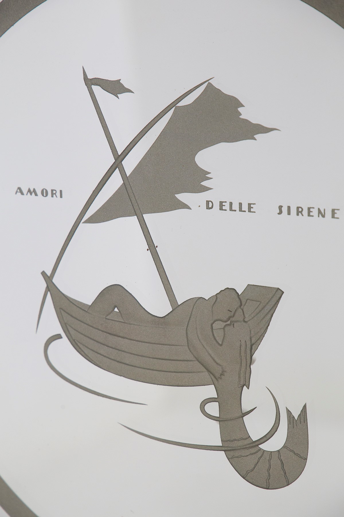 Specchio di Gio Ponti "gli Amori delle Sirene"