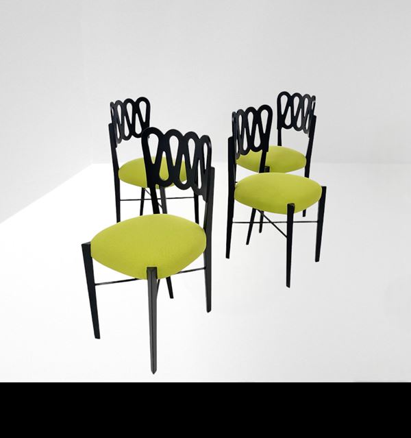 Gio Ponti - Quattro sedie mod. 969 Montina di Gio Ponti