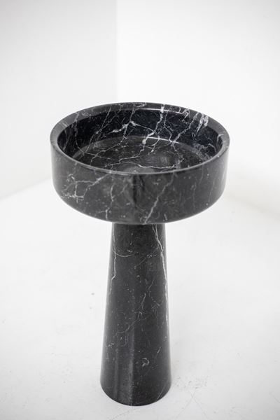 Scultura in Marmo Nero di Angelo Mangiarotti