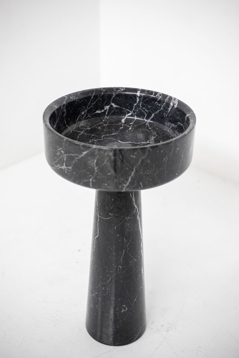 Scultura in Marmo Nero di Angelo Mangiarotti