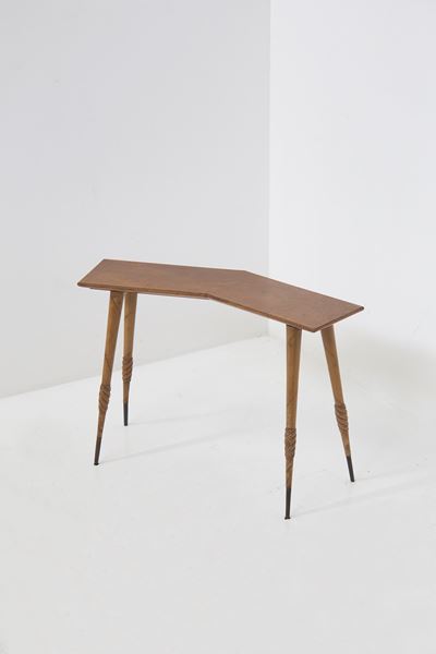 Tavolino da Caffè in Legno Attr. a Gio Ponti