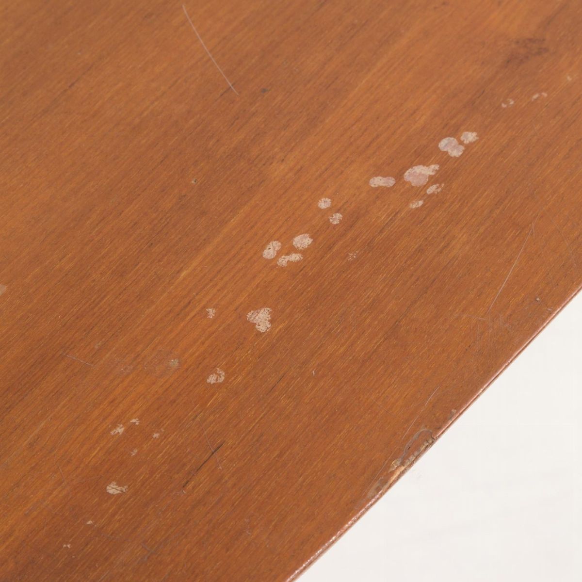 SILVIO CAVATORTA. Walnut table with veneered top, 60s