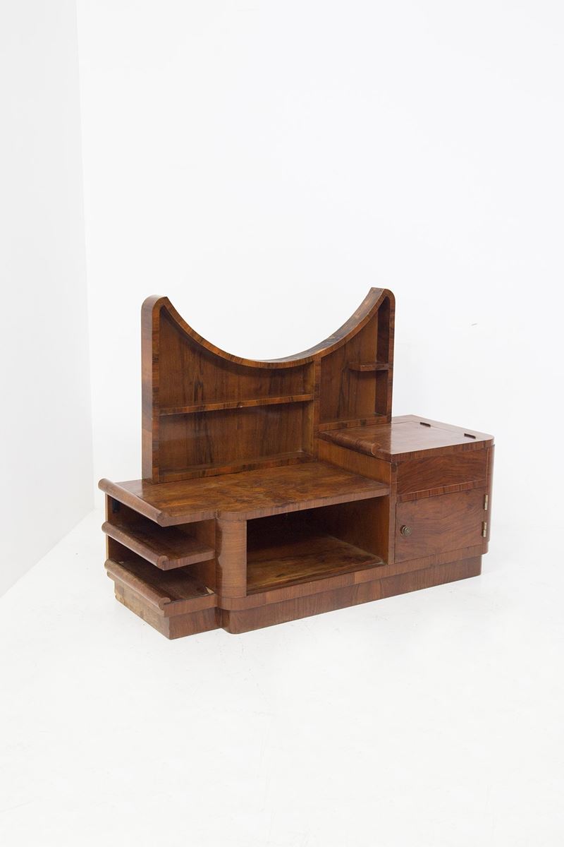 Credenza in Radica di Noce di Osvaldo Borsani