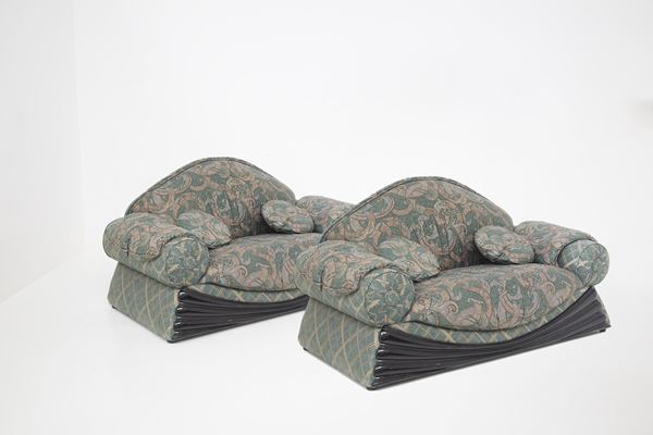 Vivai Del Sud - Pair of large armchairs