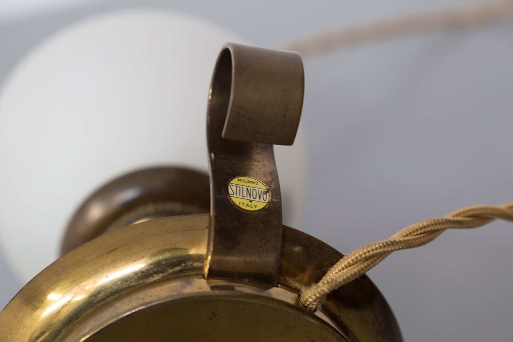 Coppia di Lampade da Tavolo Stilnovo, Etichetta Originale