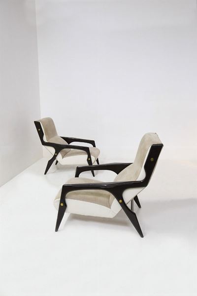 Rara Coppia di Poltrone di Gio Ponti