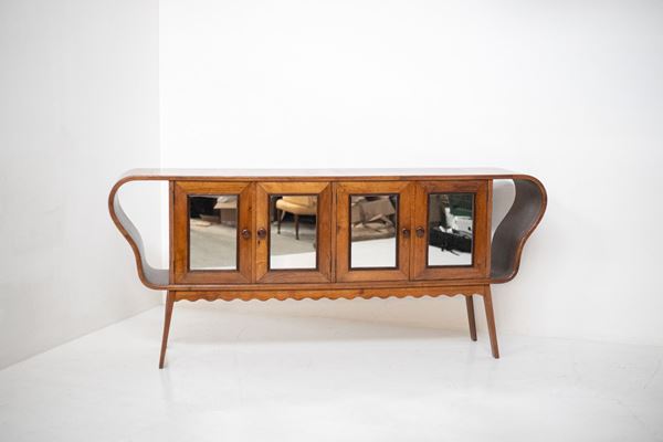 Gustavo Pulitzer - Credenza in legno di G. Pulitzer, firmata