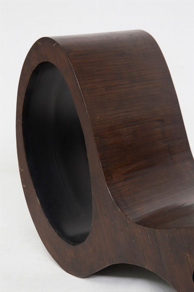 Chaise Lounge in Legno Attr. a Ron Arad