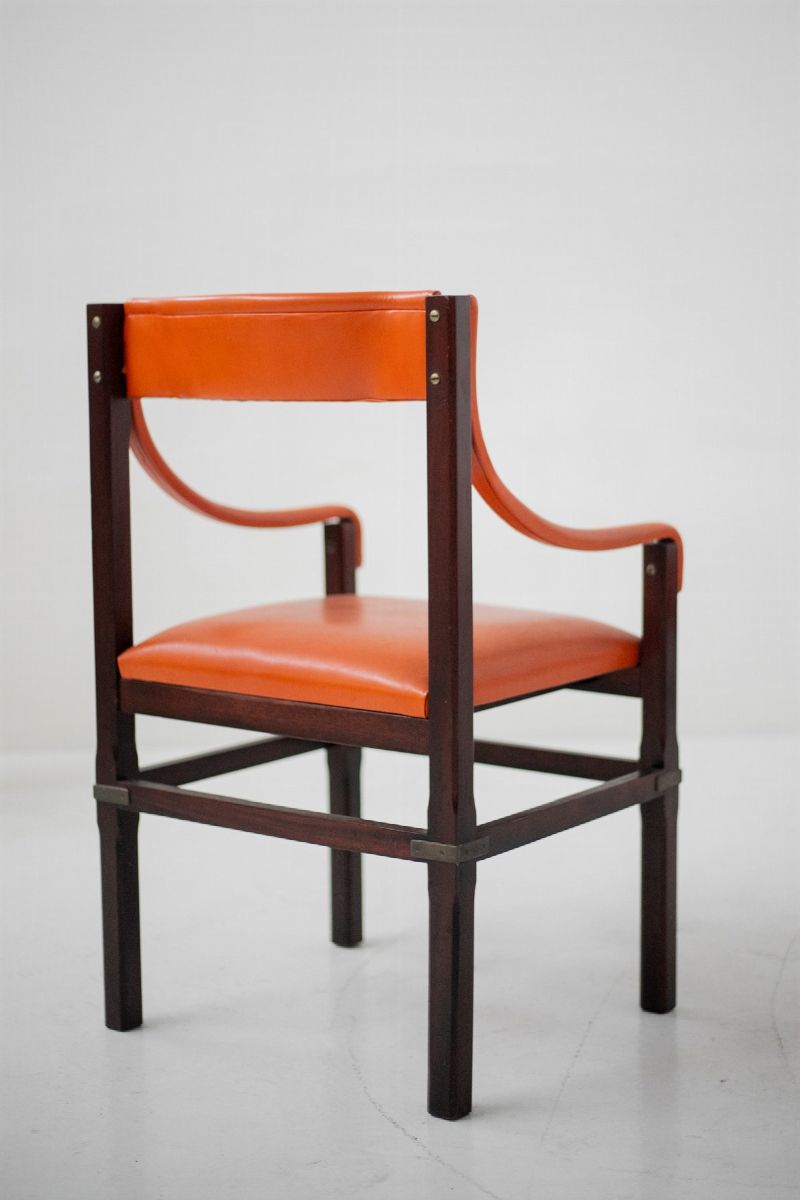 Set di quattro sedie Attr. Tito Agnoli