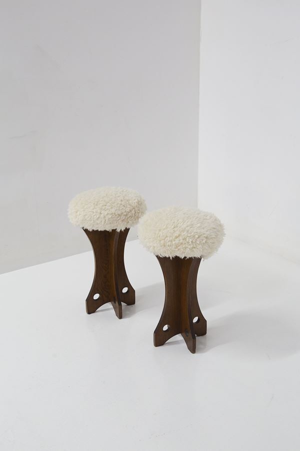 Coppia di pouf brasiliani