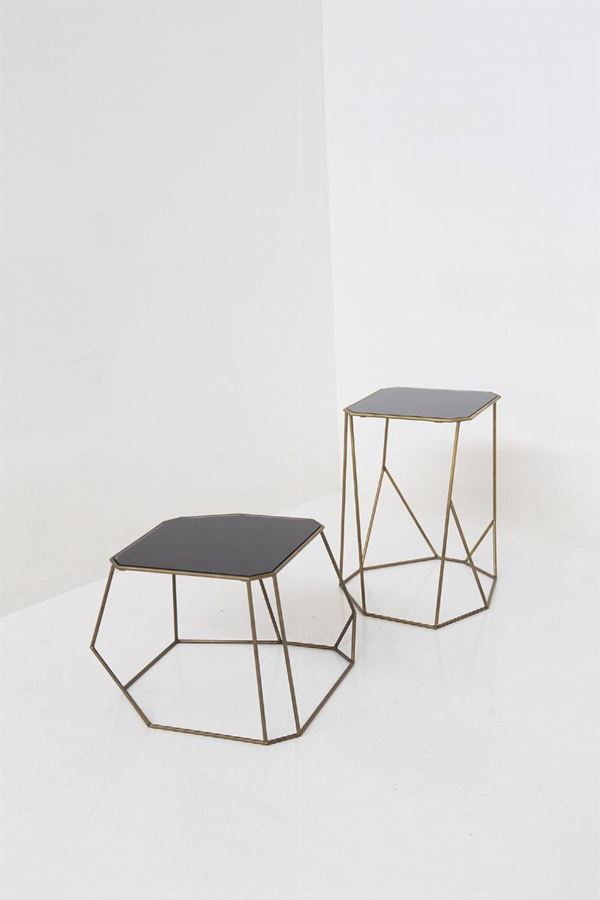 Manifattura Italiana - Pair of coffee tables Italian manufacture