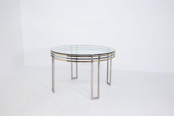 Romeo Rega - Italian Dining Table in Brass by Romeo Rega