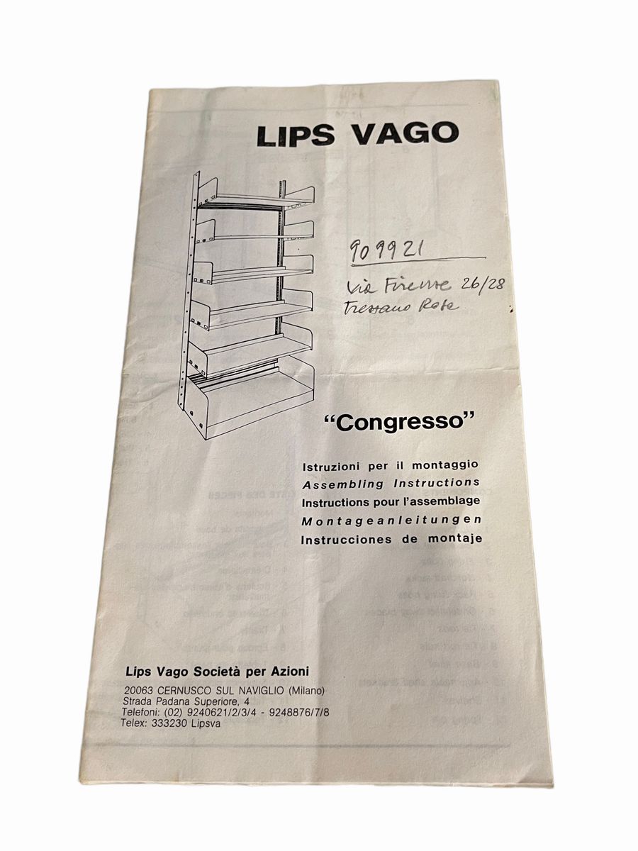 Libreria Congresso di Lips Vago