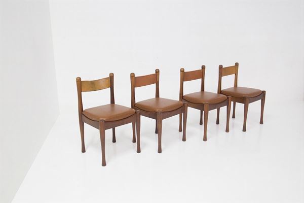 Set di quattro sedie di Bernini, marchio