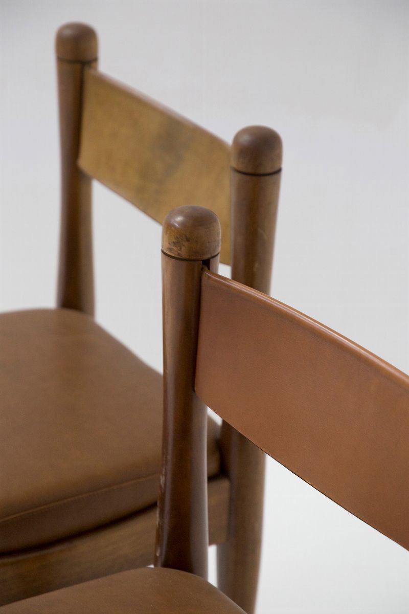 Set di quattro sedie di Bernini, marchio