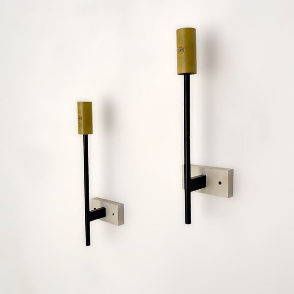 Bruno Gatta - Pair of wall lamps by Bruno Gatta for Stilnovo