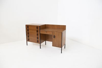Scrivania in Legno Ico Parisi per Mim Roma