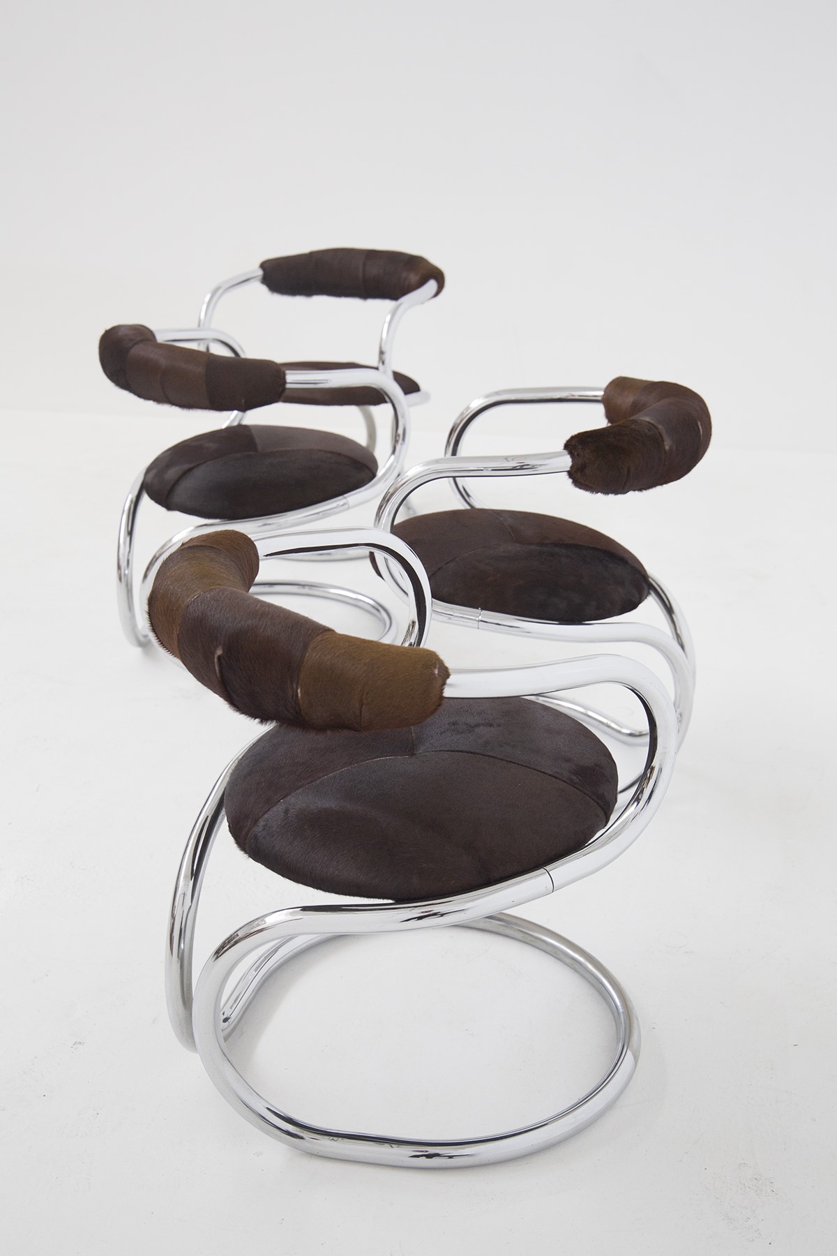 Set di Quattro Sedie Giotto Stoppino