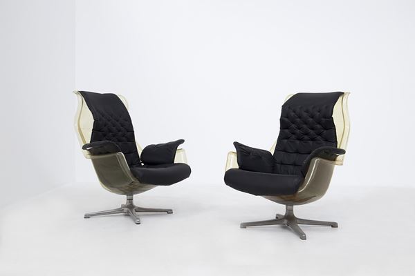 Alf Svensson - Galaxy armchairs by Alf Svensson