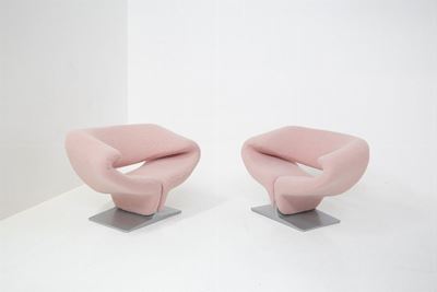 Poltrone Ribbon Pierre Paulin, Prima Edizione