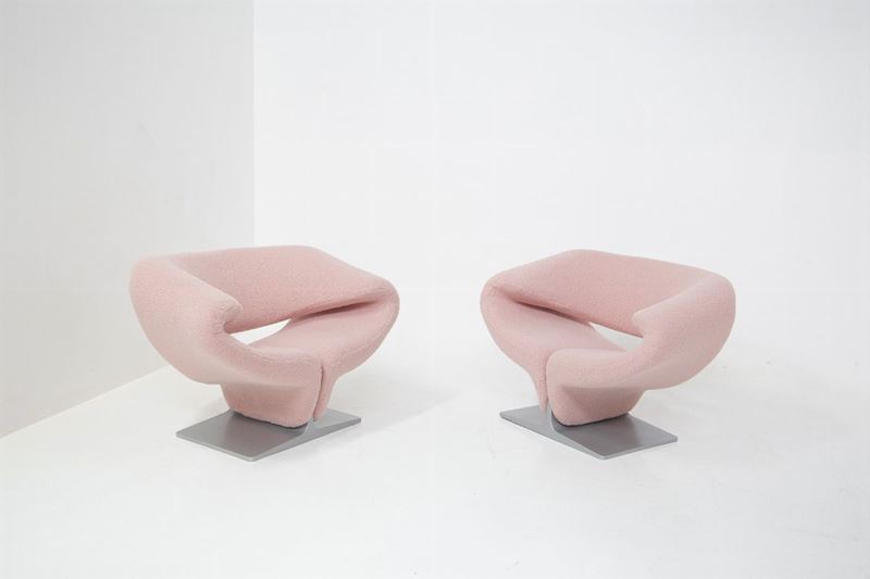 Poltrone Ribbon Pierre Paulin, Prima Edizione