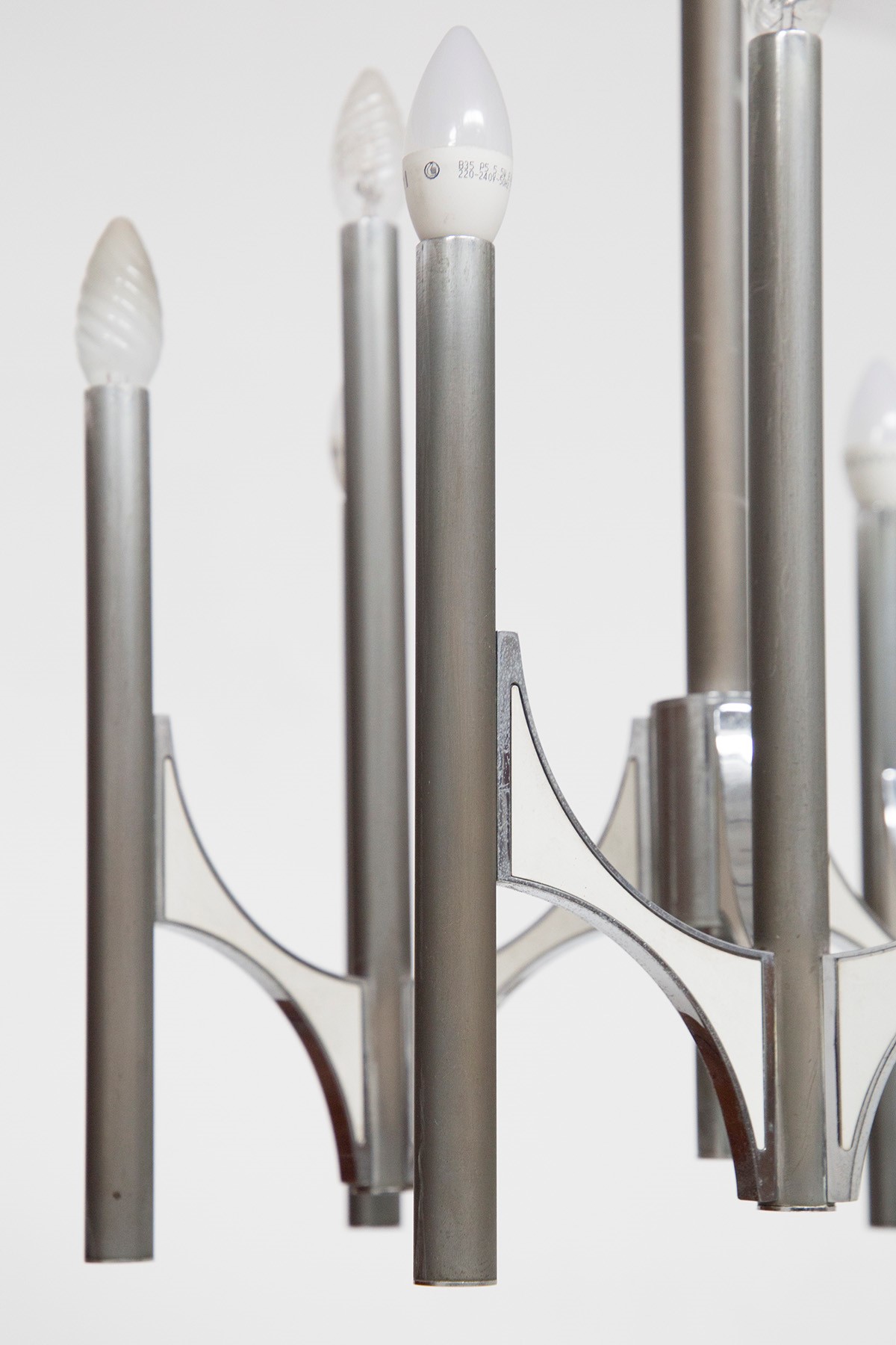 Lampadario Sciolari, Etichetta Originale