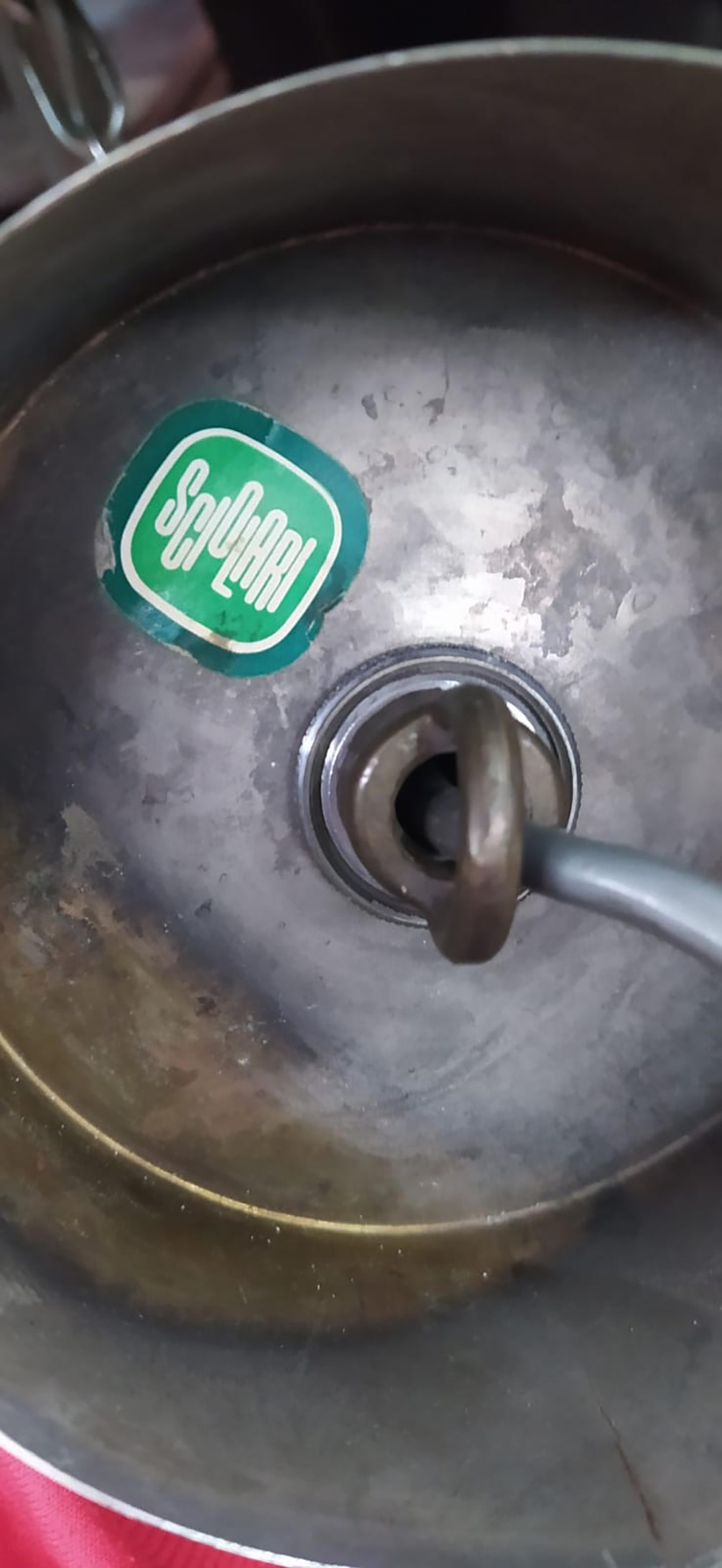 Lampadario Sciolari, Etichetta Originale