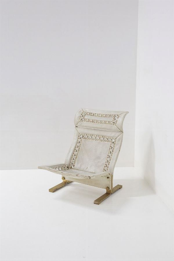 Marzio Cecchi - Poltrona Prototipo di Marzio Cecchi in pelle